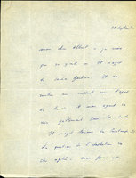 Manuscrit lettre Gérard Philippe I