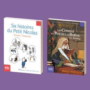1 livre offert pour l'achat de 2 Folio junior