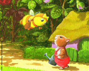 Mireille l'Abeille et Prosper le Hamster