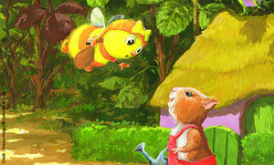 Mireille l'Abeille et Prosper le Hamster