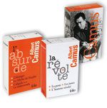 Camus en Folio : coffrets L'Absurde, La Révolte, Carnets