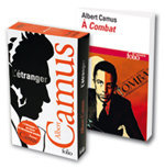 Albert Camus. Édition limitée de L'Étranger en « Folio » et À Combat en « Folio essais », 2013.