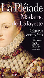 Affiche de librairie pour les Œuvres complètes de Mme de Lafayette en Pléiade, 2014. Archives Éditions Gallimard