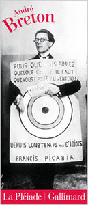Affiche de librairie pour les œuvres d'André Breton dans la Pléiade, 2008.