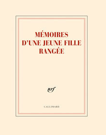 Cahier Mémoires d'une jeune fille rangée