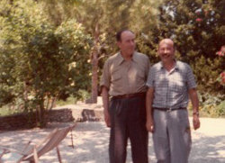 René Char et Raúl Gustavo Aguirre en 1974. Coll. part.