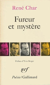 René Char. Fureur et mystère, Gallimard, 1967 (« Poésie/Gallimard »). Archives Éditions Gallimard