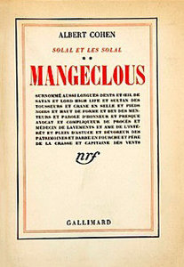 Albert Cohen, Mangeclous, Gallimard, 1938. Édition originale.