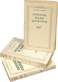 Georges Dumézil dans la collection « La Montagne Sainte Geneviève ».
