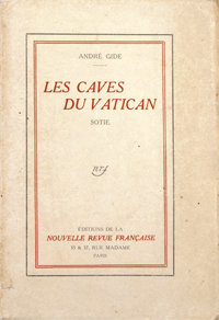 André Gide, Les Caves du Vatican, Gallimard, 1914. Édition originale. Archives Éditions Gallimard