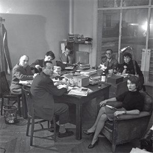 L'équipe de la « Série noire », 1953. Photo DR 
