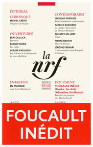La NRF n° 616, janvier 2016.