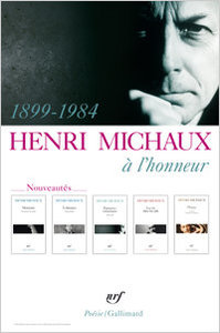 Affiche de librairie pour les œuvres de Michaux parues en « Poésie/Gallimard », 2014. Archives Éditions Gallimard
