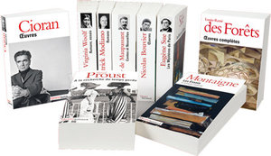 Quelques volumes de la collection Quarto.
