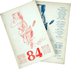 Revue 84, n° 3/4 et n° 13. 1948, 1950. Archives Éditions Gallimard