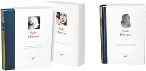 Œuvres de Sade dans la Pléiade. Archives Éditions Gallimard