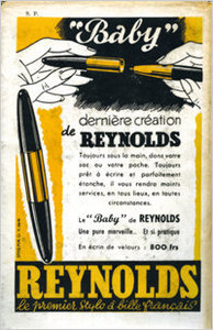 Annonce publicitaire au dos d'une jaquette de la « Série Noire », 1949. Archives Éditions Gallimard