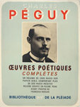 Affiche de librairie pour les OEuvres poétiques complètes de Péguy en Pléiade, novembre 1941.