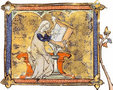 Marie de France. Ms. 3142, fol. 256 ; XIIIe s. Bibliothèque de l’Arsenal / BnF.