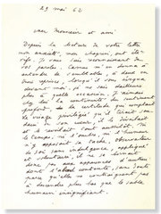 Lettres à Gaston Gallimard 29 mai 1962